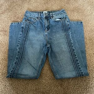 Blue mom jeans from Urban Outfitters